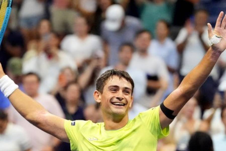 Histórico golpe del argentino Mariano Navone: venció a Novak Djokovic en el US Open