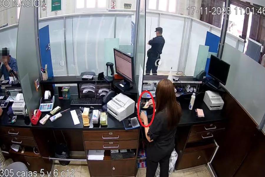 Condenaron a dos cajeros del Banco Nación por robar dinero mientras los clientes realizaban depósitos