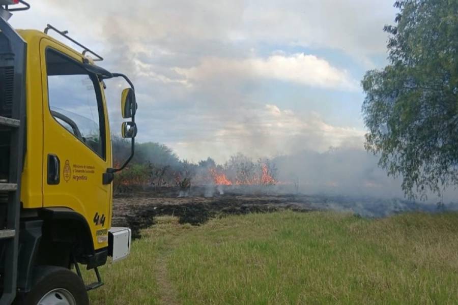 Sin tregua: Durante el fin de semana se produjeron 7 incendios forestales