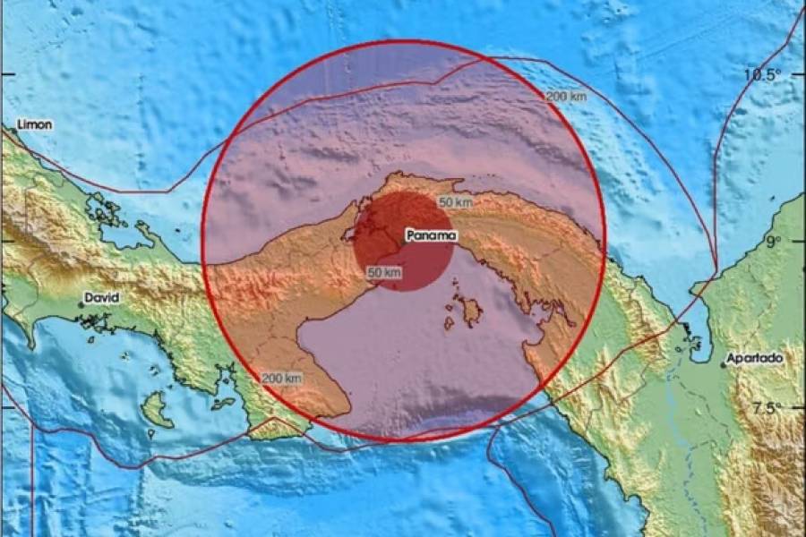 Un terremoto de magnitud 7,6 sacudió a Panamá: también se sintió en Colombia