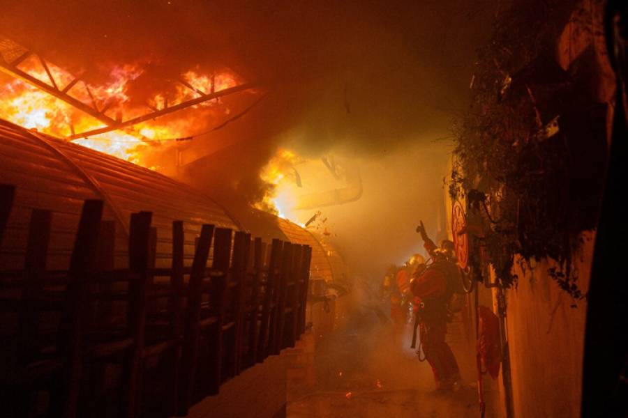 Un incendio destruyó el icónico Marché des Enfants-Rouges, el mercado más antiguo de París