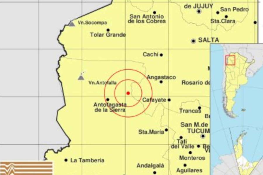 No paran los temblores en Catamarca