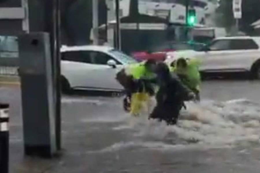 Impactantes videos del temporal en Chile: volaron techos, cayó granizo y hubo inundaciones