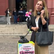 El saludo de la gente para Mamá