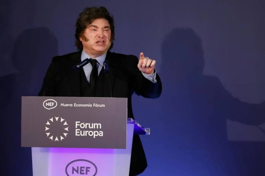 Javier Milei habló en España y hubo un detalle que sorprendió: qué pasó con los sponsors