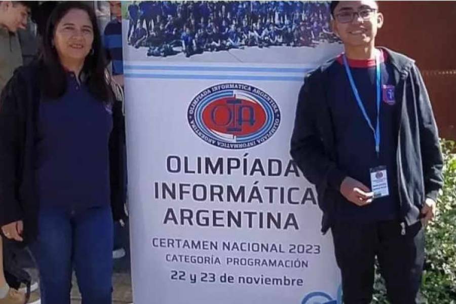 Estudiante catamarqueño destacado en “Olimpiada Informática Argentina”