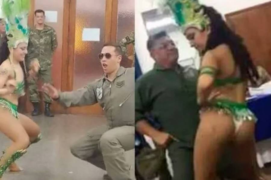 Sancionaron a los miembros de la Fuerza Aérea de Mendoza tras el escandaloso festejo con bailarinas