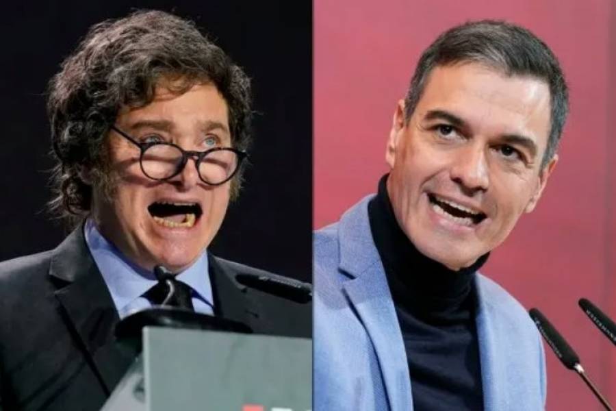 Javier Milei volvió a criticar a Pedro Sánchez y apuntó contra periodistas argentinos