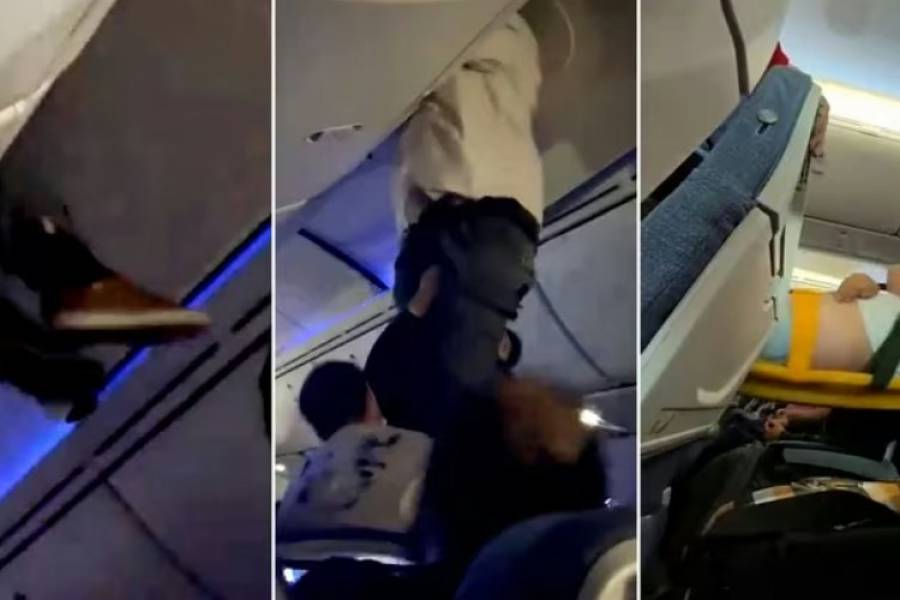 El dramático relato del hombre que quedó incrustado en el avión del vuelo Madrid-Montevideo por una severa turbulencia
