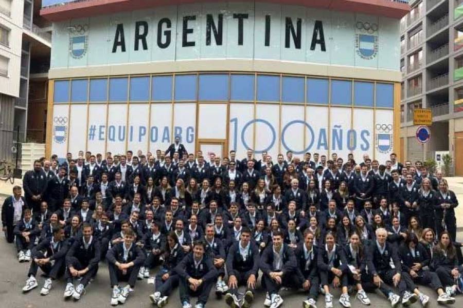 La delegación argentina está lista para la ceremonia inaugural de los Juegos Olímpicos de París 2024
