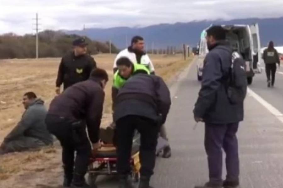 Siniestro vial en Ruta Nac 38 en Avenida Circunvalación