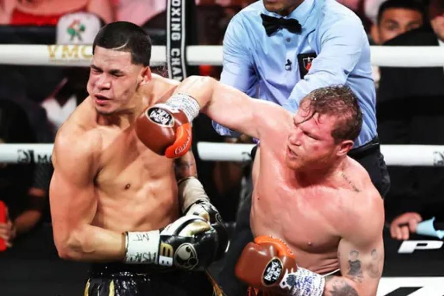 Boxeo: Canelo Álvarez venció por decisión unánime a Edgar Berlanga y mantuvo sus tres títulos mundiales