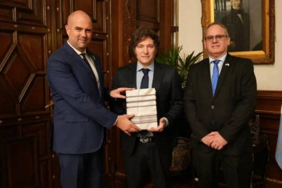 Javier Milei recibió al presidente del Parlamento de Israel y reafirmaron 