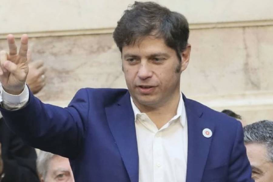 Axel Kicillof viaja como 