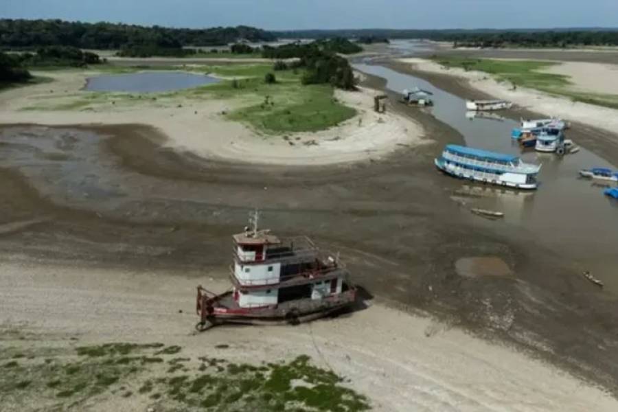 El río Amazonas se está secando: advierten sobre el cambio climático