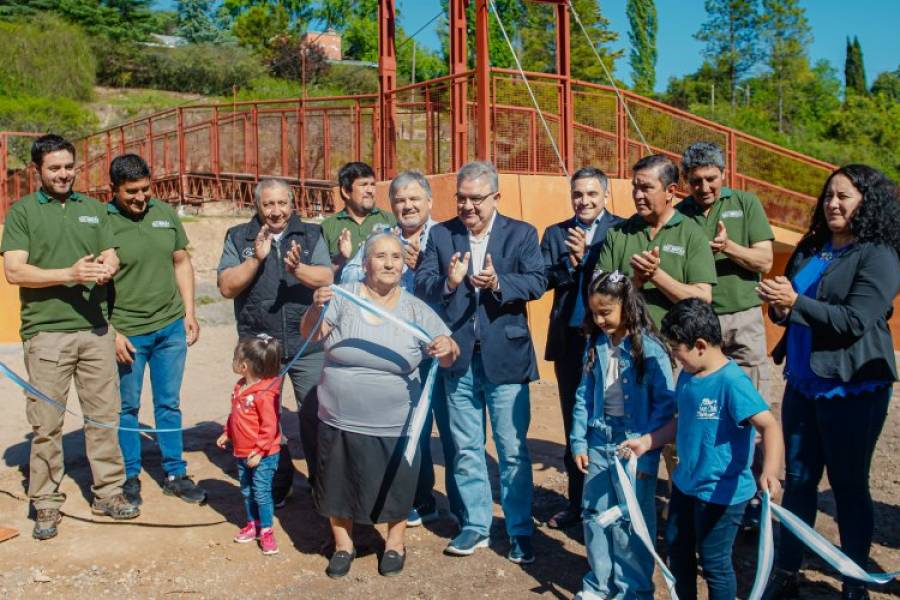 Inauguración de infraestructura clave: Las Juntas mejora su acceso y seguridad vial