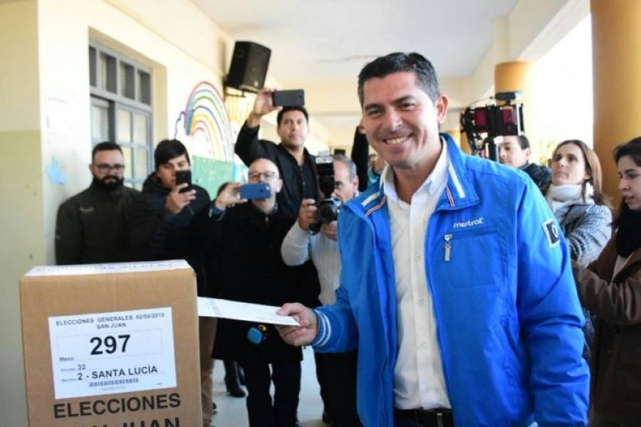 El gobernador de San Juan presentó un proyecto para eliminar la Ley de Lemas y sumar la Boleta Única